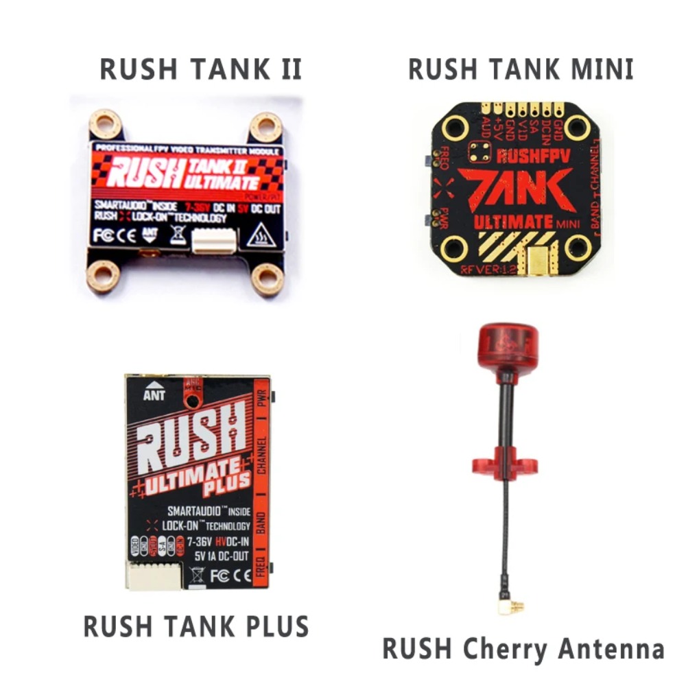 Drone Racing Receiver - RUSH TANK Ultimate II/Mini/ PLUS/solo VTX