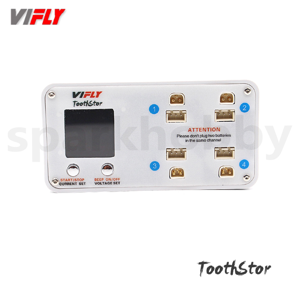 Drone Racing Charger - VIFLY ToothStor 4 Port 2S Balance
