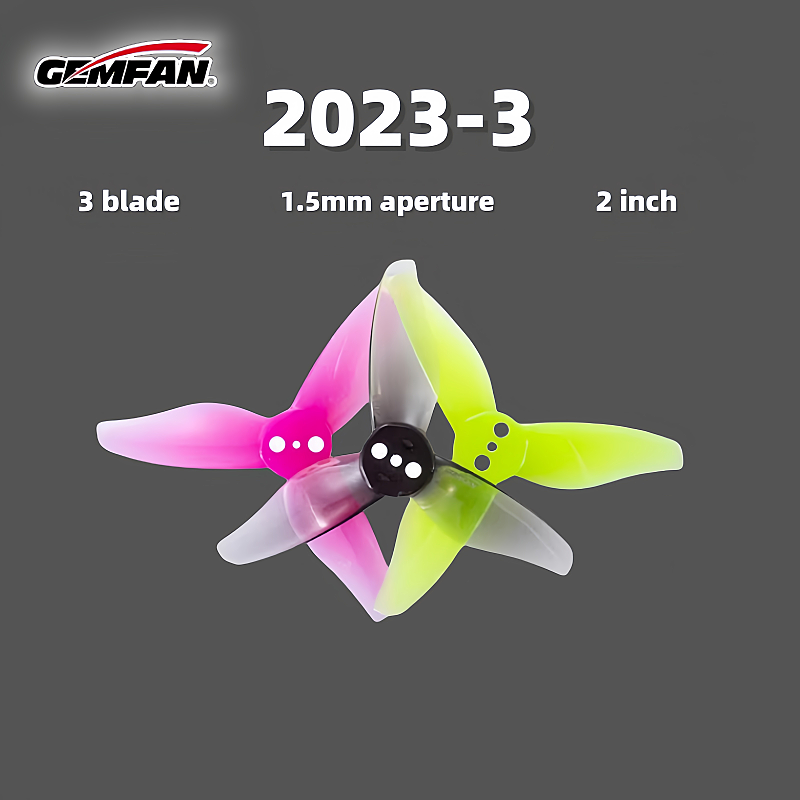 Gemfan 2023 three bladed 2-inc - Drone Racing Gate ulasan dan harga