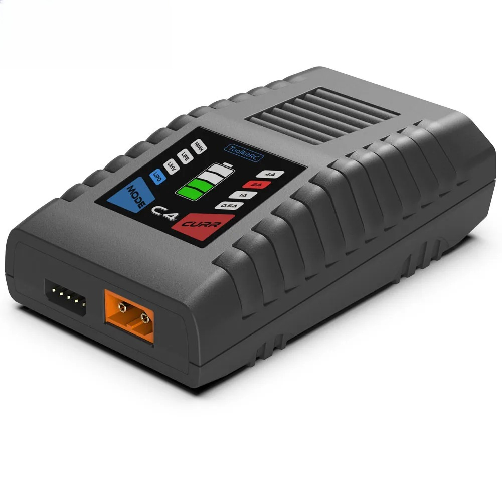 ToolkitRC C4 Charger 50W 5A AC - Drone Racing Charger ulasan dan harga