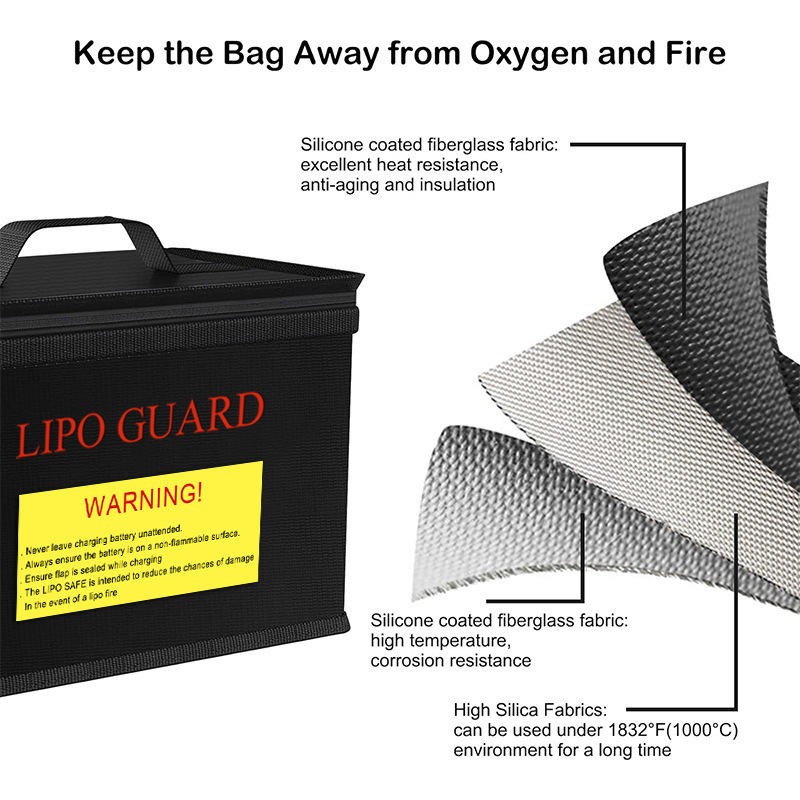 Lipo Guard Safety Bag Fireproo - Drone Racing Battery ulasan dan harga