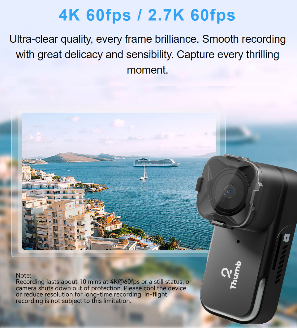 New Version RunCam Thumb 2 4K  - Drone Racing Camera ulasan dan harga