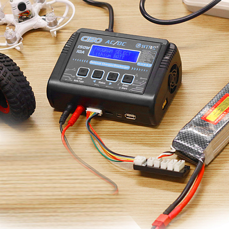 HTRC C150 150W 10A Smart Charg - Drone Racing Charger ulasan dan harga