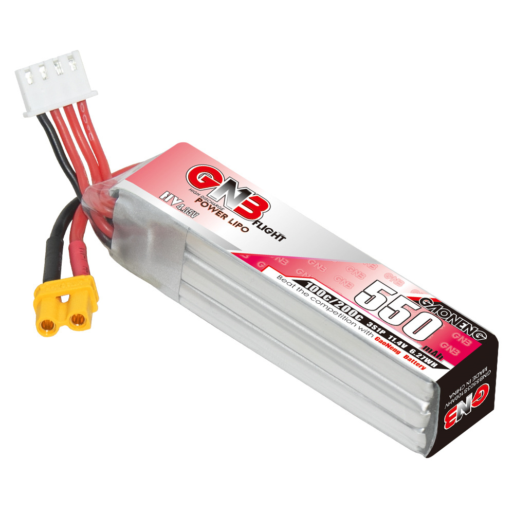 GNB HV 11.4V 550mAh 100C/200C  - Drone Racing Battery ulasan dan harga