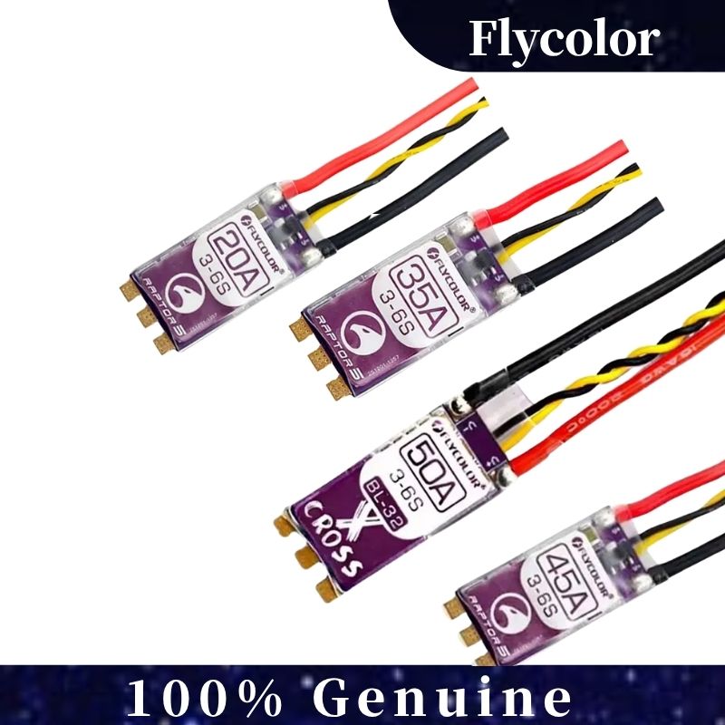 FLYCOLOR Raptor 5 20A 35A 45A  - Drone Racing Esc ulasan dan harga