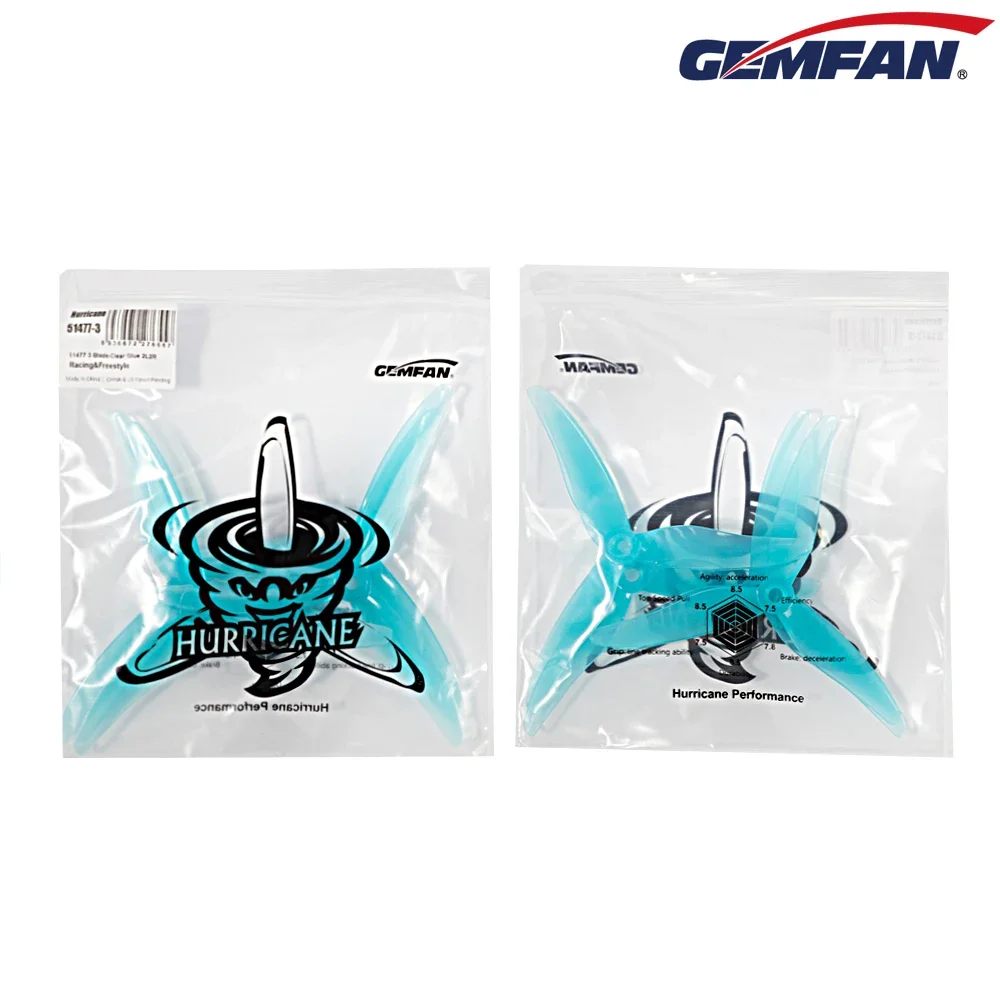 10Pairs (10CW + 10CCW) Gemfan  - Drone Racing Propeller ulasan dan harga