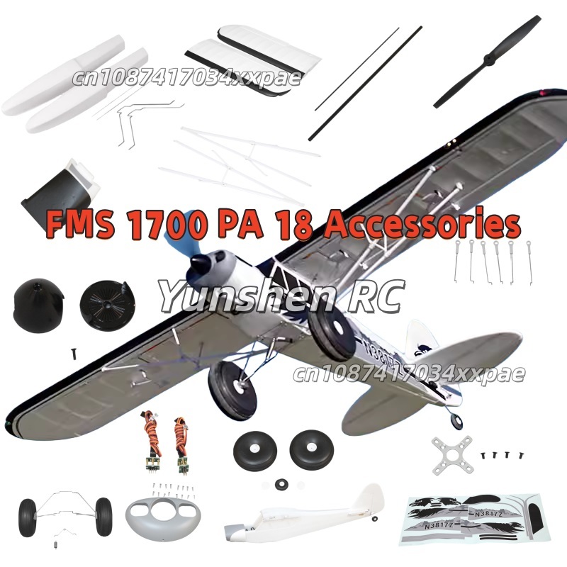 FMS RC Plane Decals For 1700mm - Drone Racing Motor ulasan dan harga