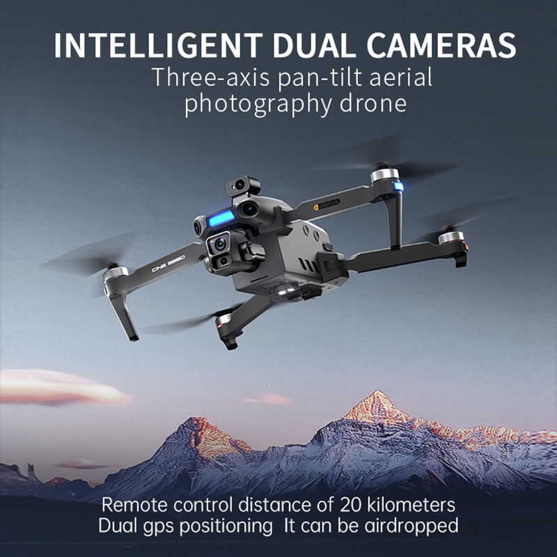 2026 New 8K Dual Camera Drone  - Drone Racing Camera ulasan dan harga