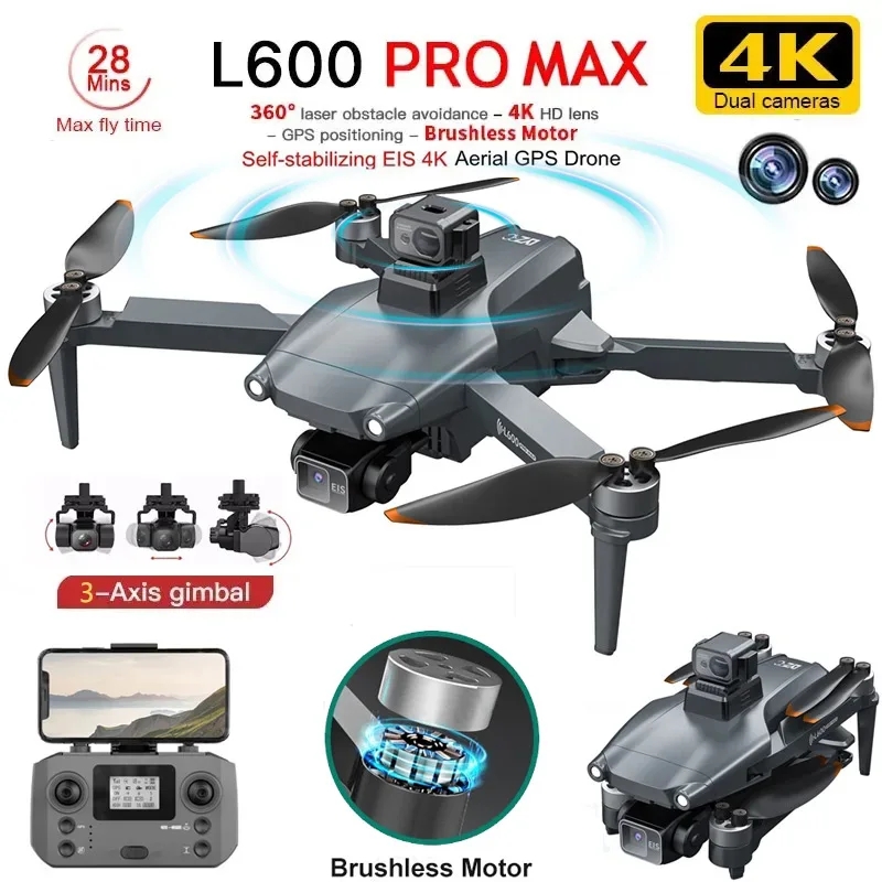 L600 PRO MAX GPS Drone Profess - Drone Racing Camera ulasan dan harga
