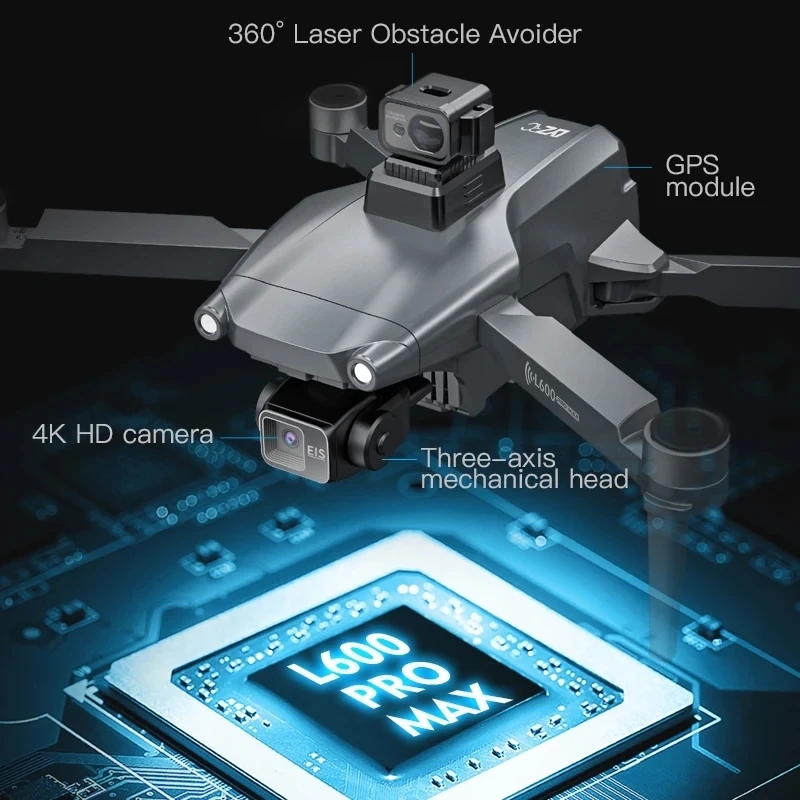 L600 PRO MAX GPS Drone Profess - Drone Racing Camera ulasan dan harga