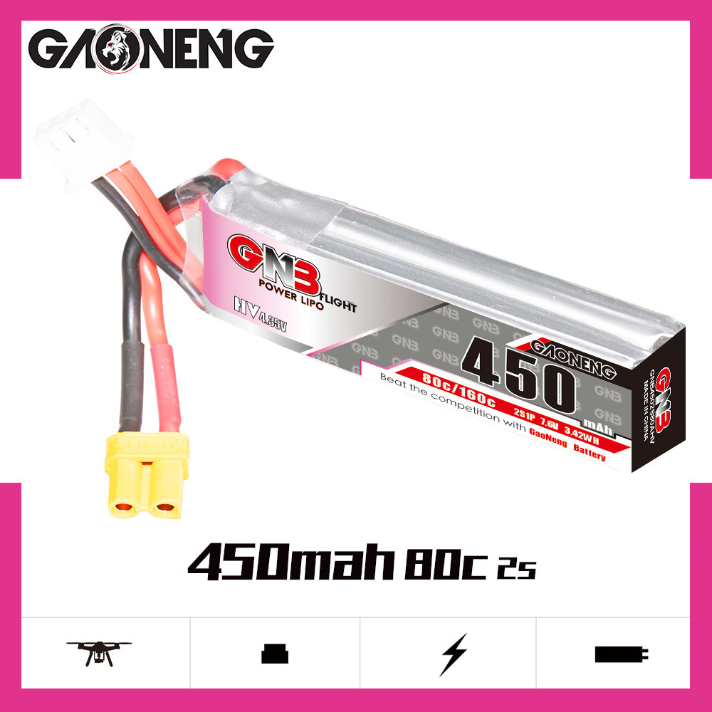 GNB LiPo Battery HV 2S 7.6V 45 - Drone Racing Battery ulasan dan harga