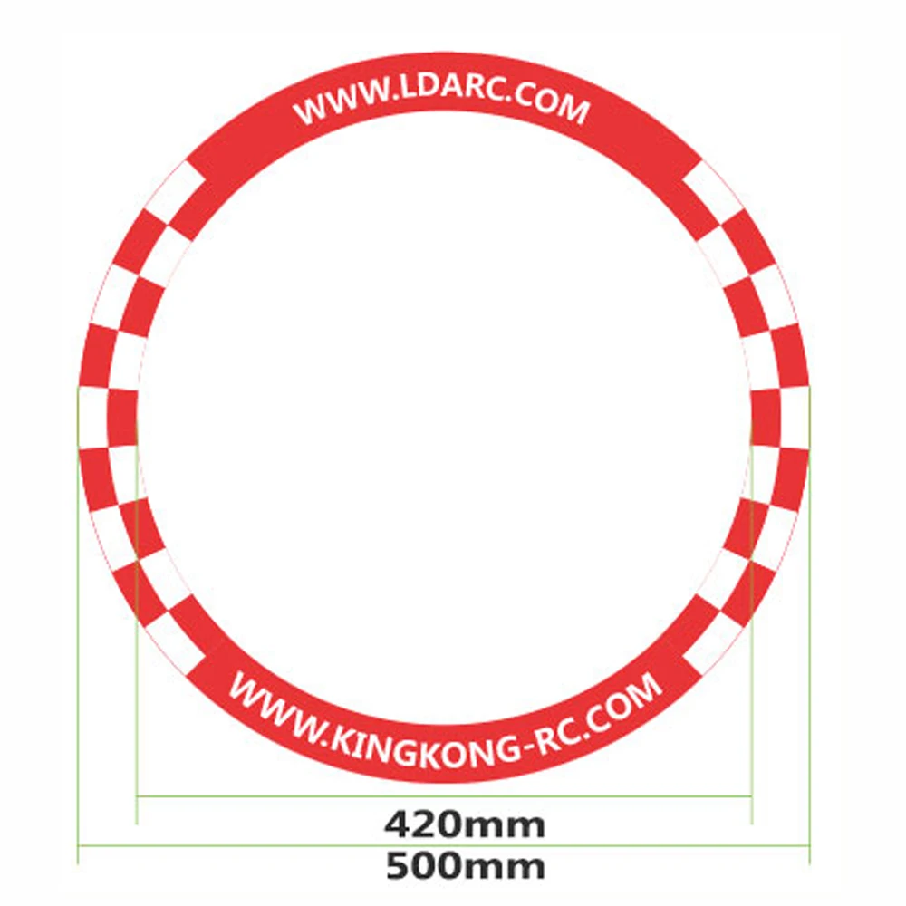 5PCS LDARC 500mm Flying Racing - Drone Racing Gate ulasan dan harga