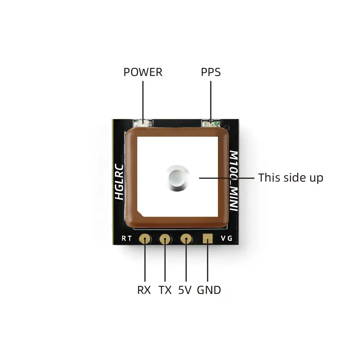 HGLRC M100 MINI GPS Module M10 - Drone Racing Vtx ulasan dan harga