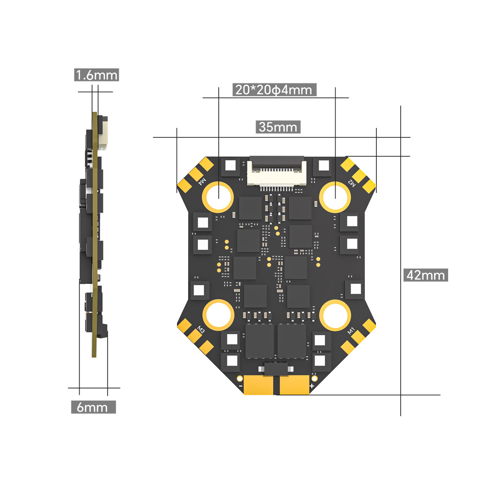iFlight Borg F7 Mini Stack Fli - Drone Racing Esc ulasan dan harga