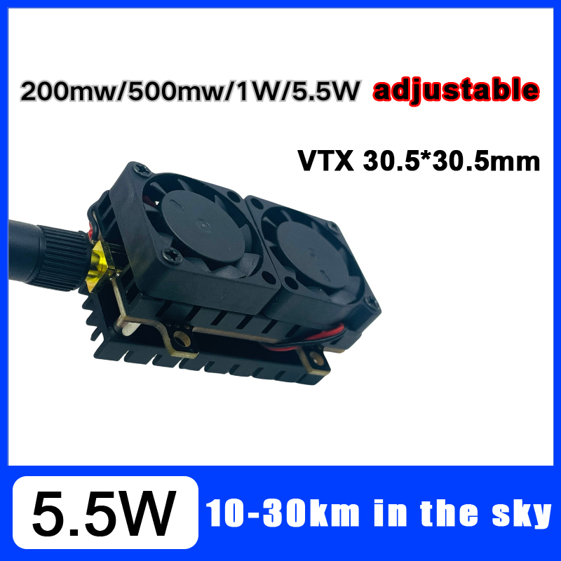 Long Range 5.8GHz 5.5W Video T - Drone Racing Vtx ulasan dan harga