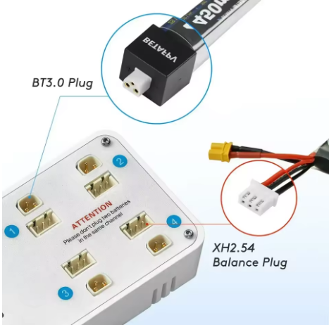 VIFLY ToothStor 4 Port 2S Bala - Drone Racing Charger ulasan dan harga