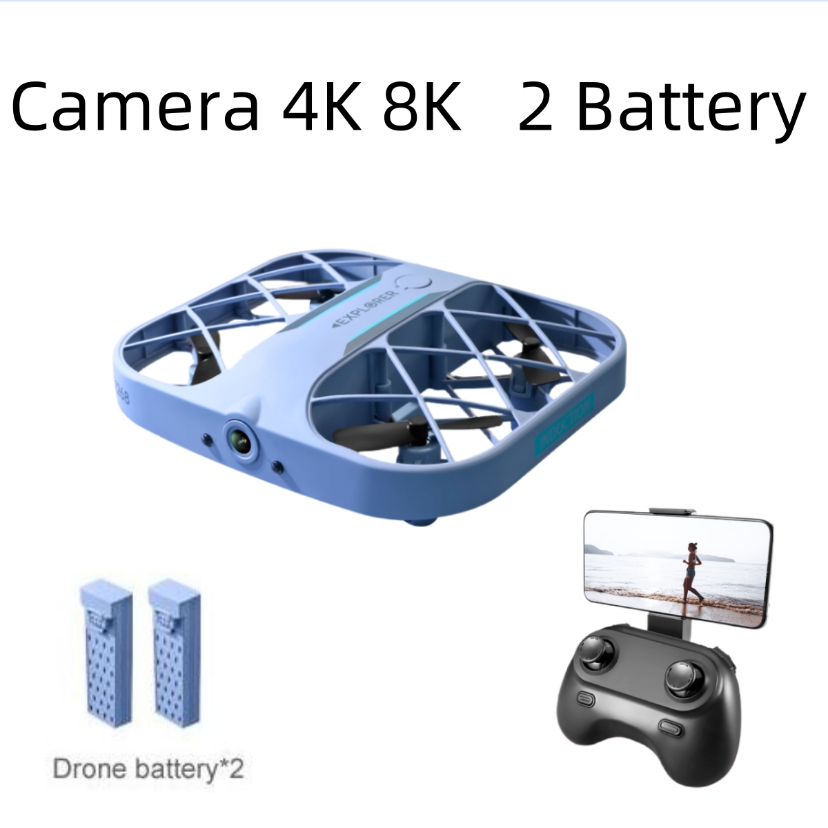 JJRC H107 FPV RC Drone with 2  - Drone Racing Battery ulasan dan harga
