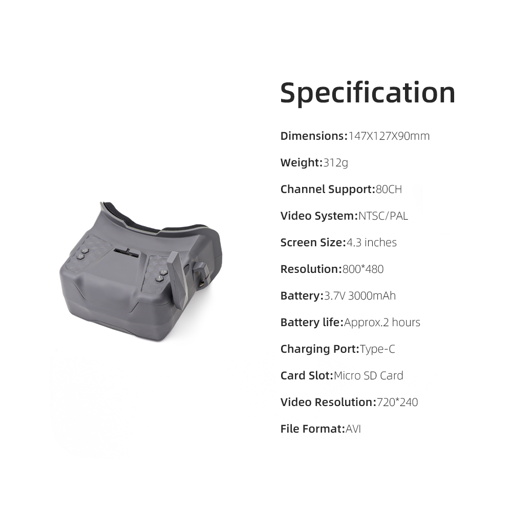 HGLRC VR001 4.3