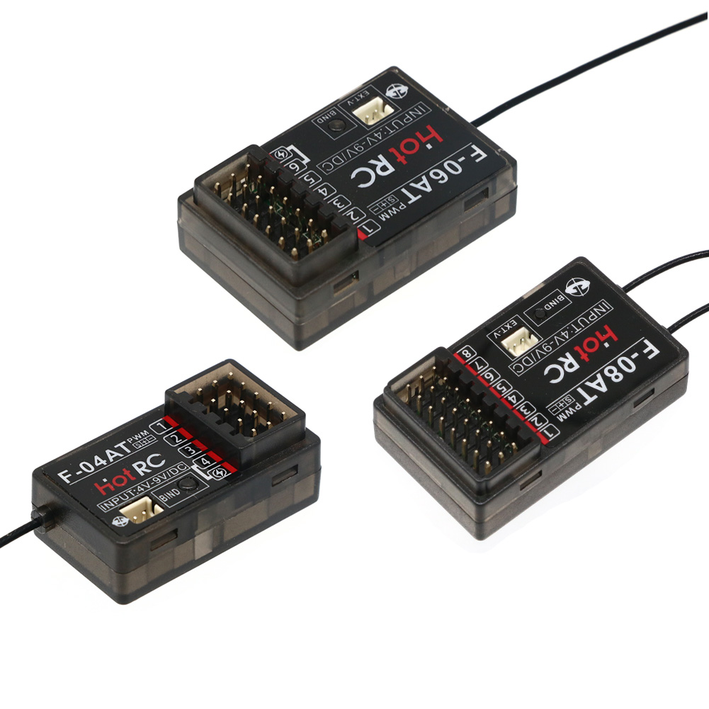 HOTRC 2.4Ghz F-04A F-06A F-08A - Drone Racing Receiver ulasan dan harga