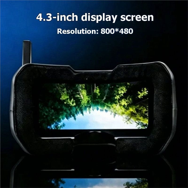 AA84 HGLRC VR001 5.8G FPV Gogg - Drone Racing Goggles ulasan dan harga
